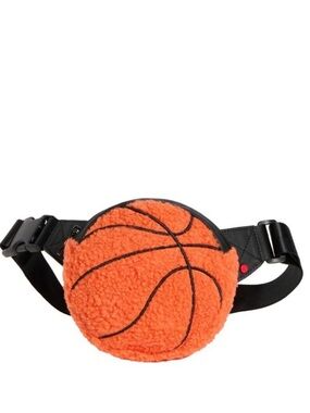 State Bags Kids Fuzzy Novelty Fanny Pack Basketball
